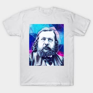 Theophile Gautier Snowy Portrait | Theophile Gautier Artwork 13 T-Shirt